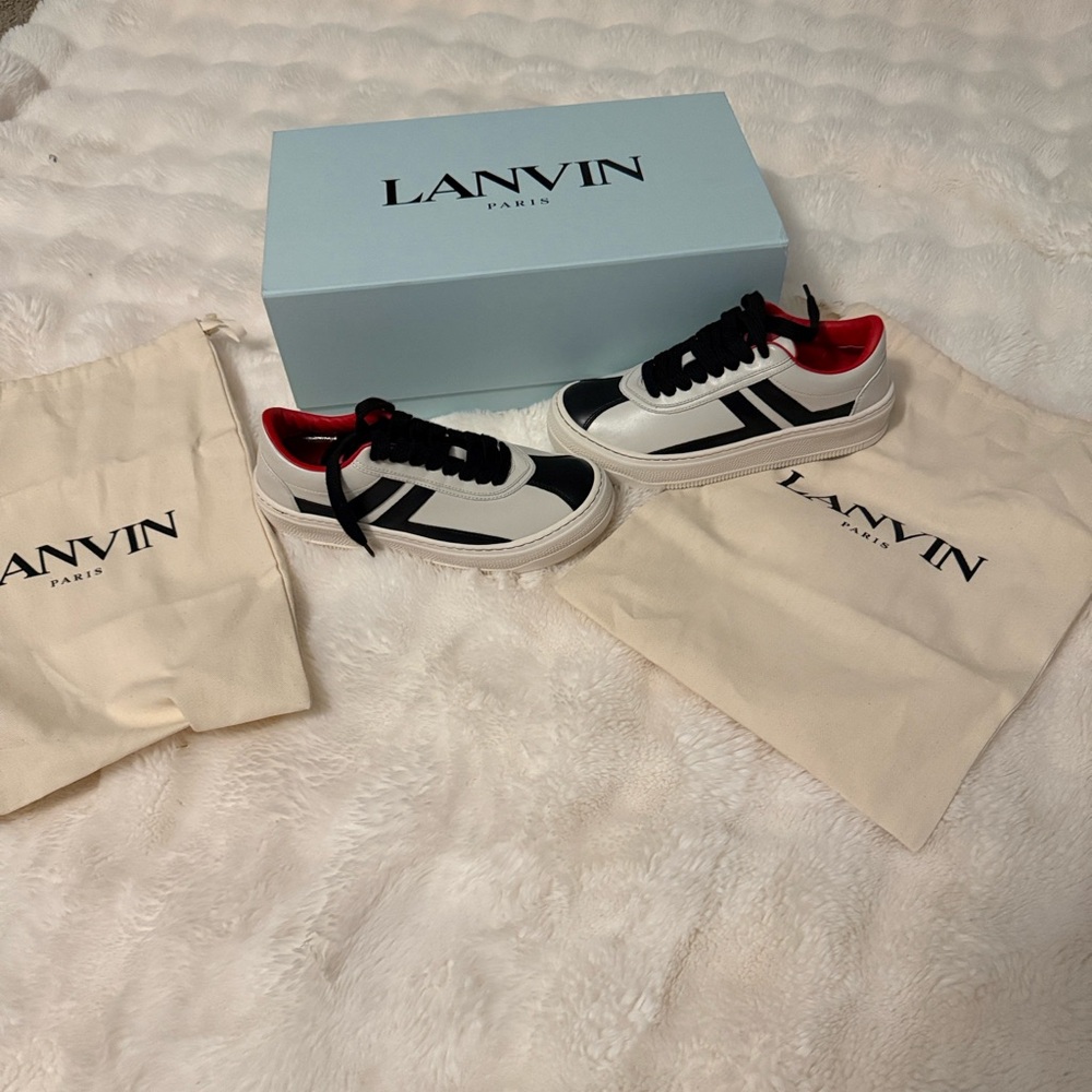Lanvin Panelled x Future Off White Black Sneakers - Unisex